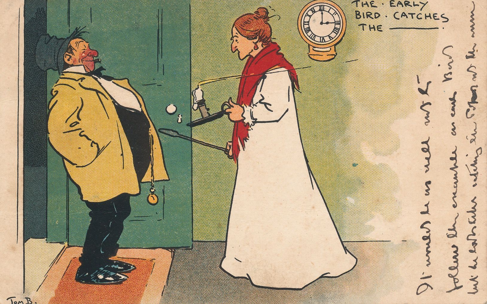 Mr Caudle? - The early bird catches the….