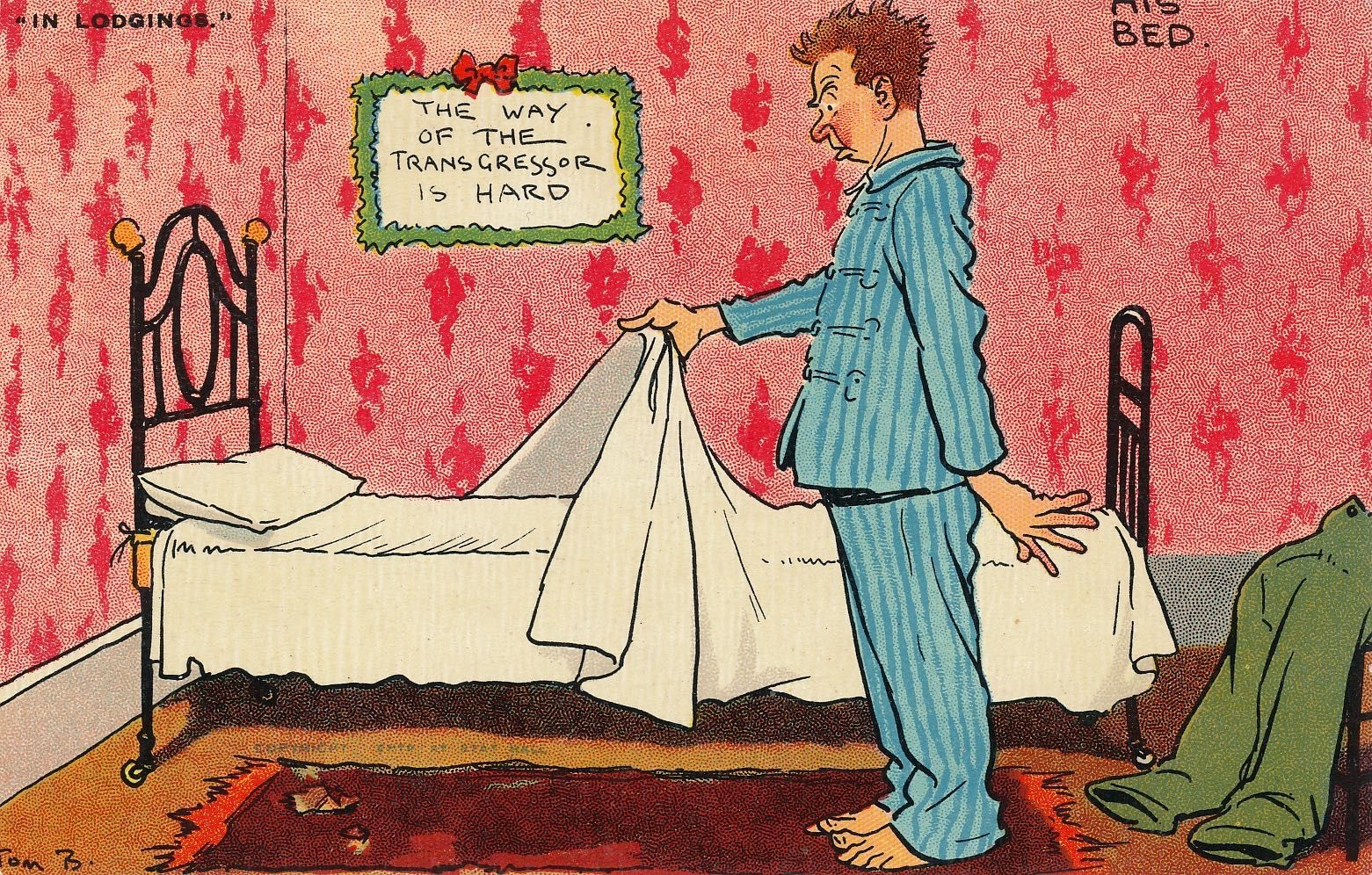 In Lodgings - His bed
