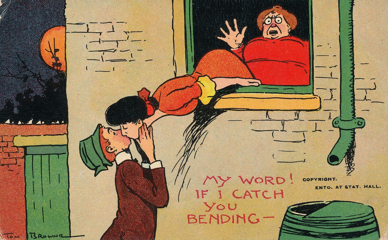 If I catch you bending