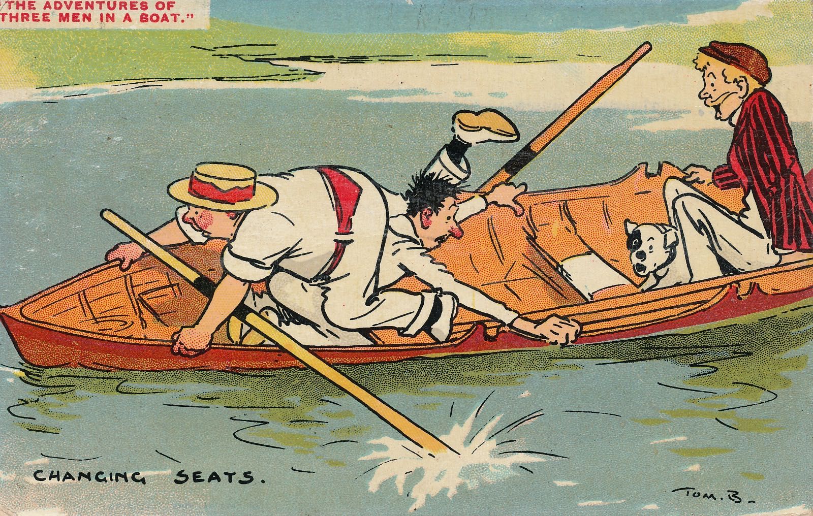 Three Men in a Boat - Changing Seats