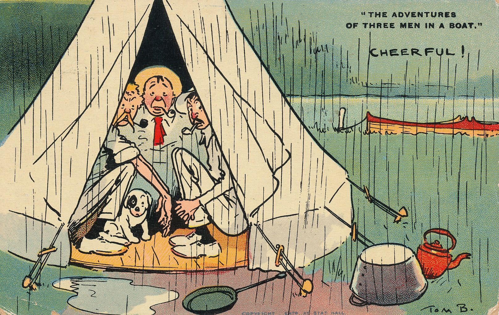 Three Men in a Boat - Cheerful