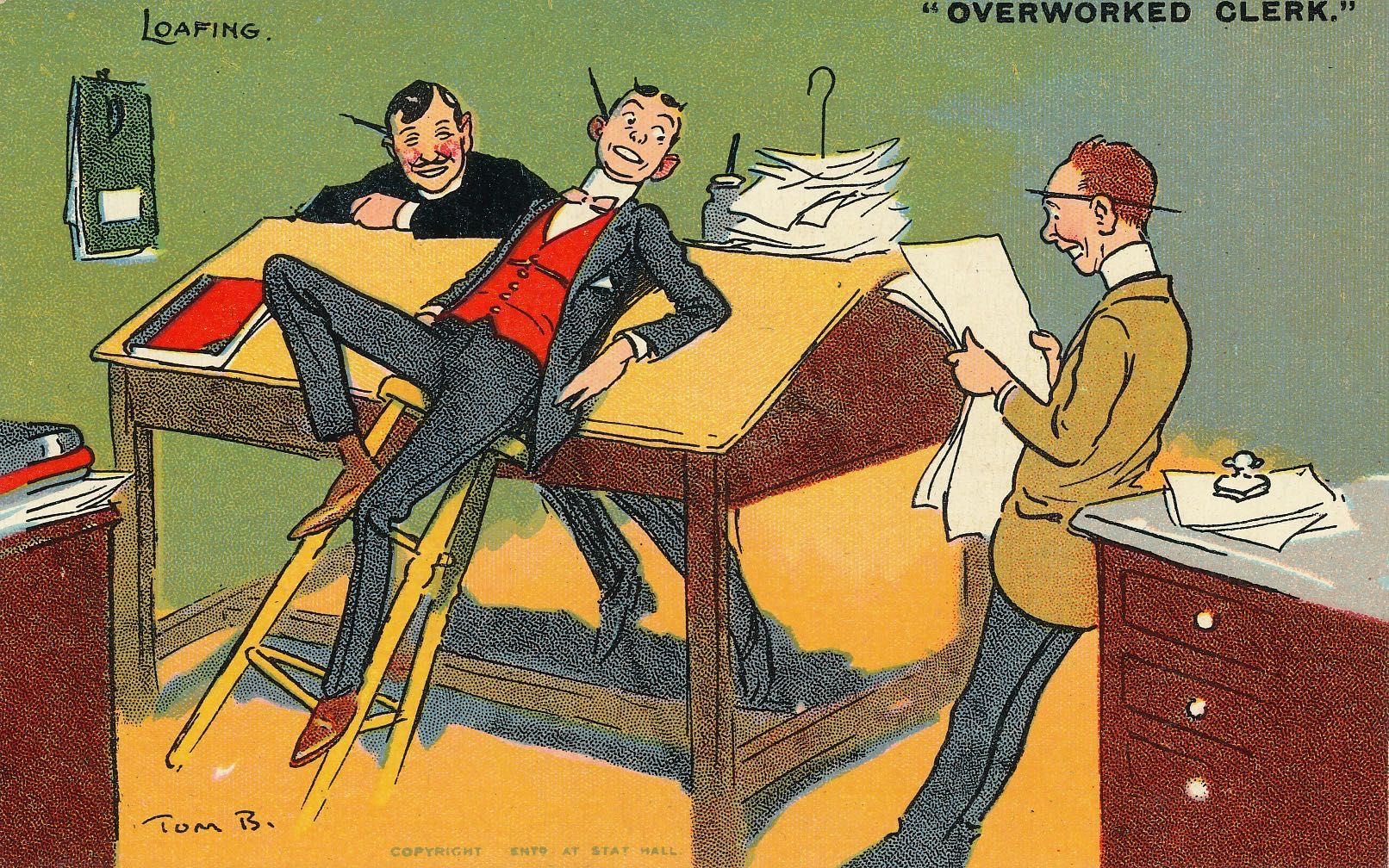 Overworked Clerk - Loafing