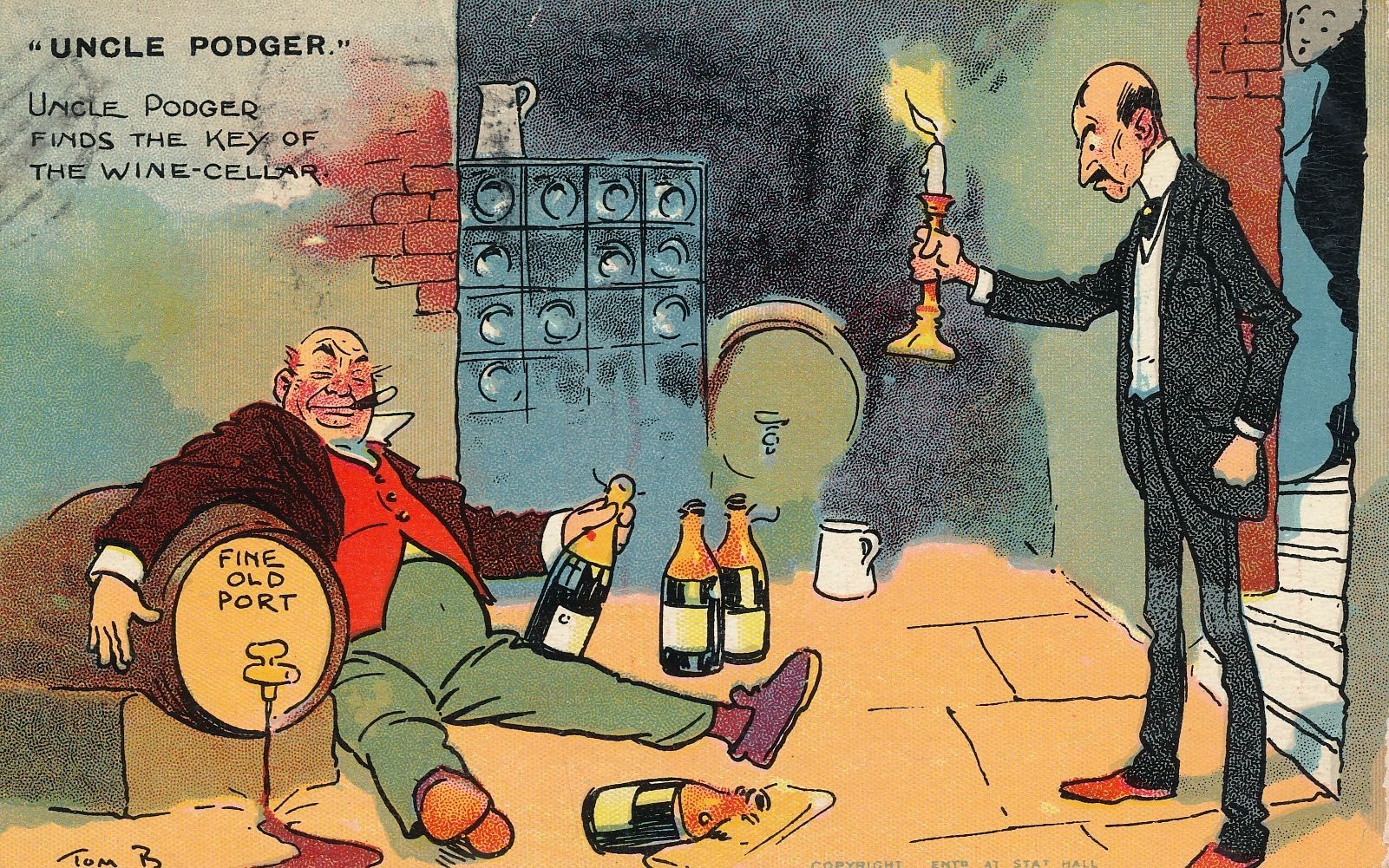 Uncle Podger - He finds the key of the wine-cellar