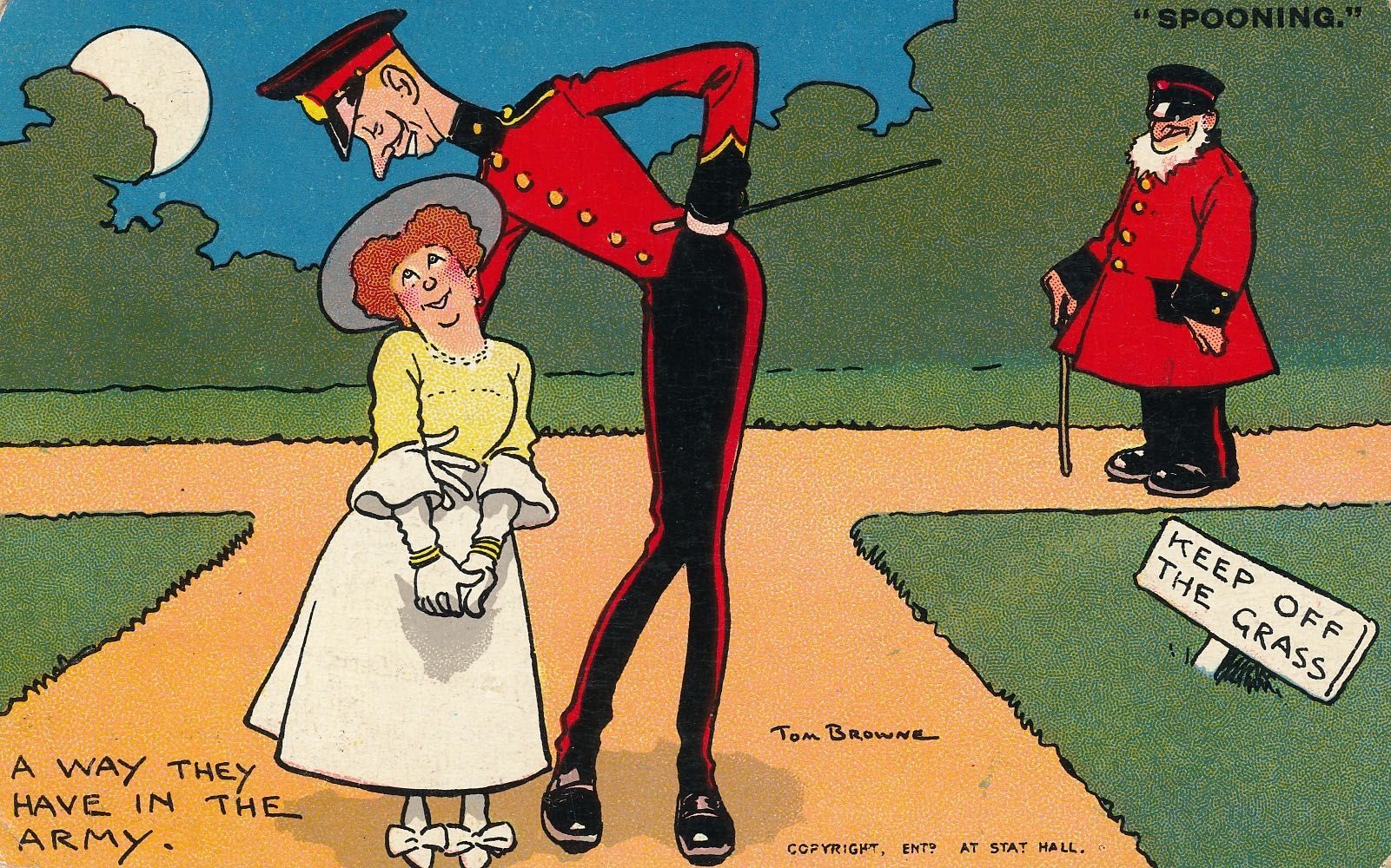 Spooning - A way they have in the army