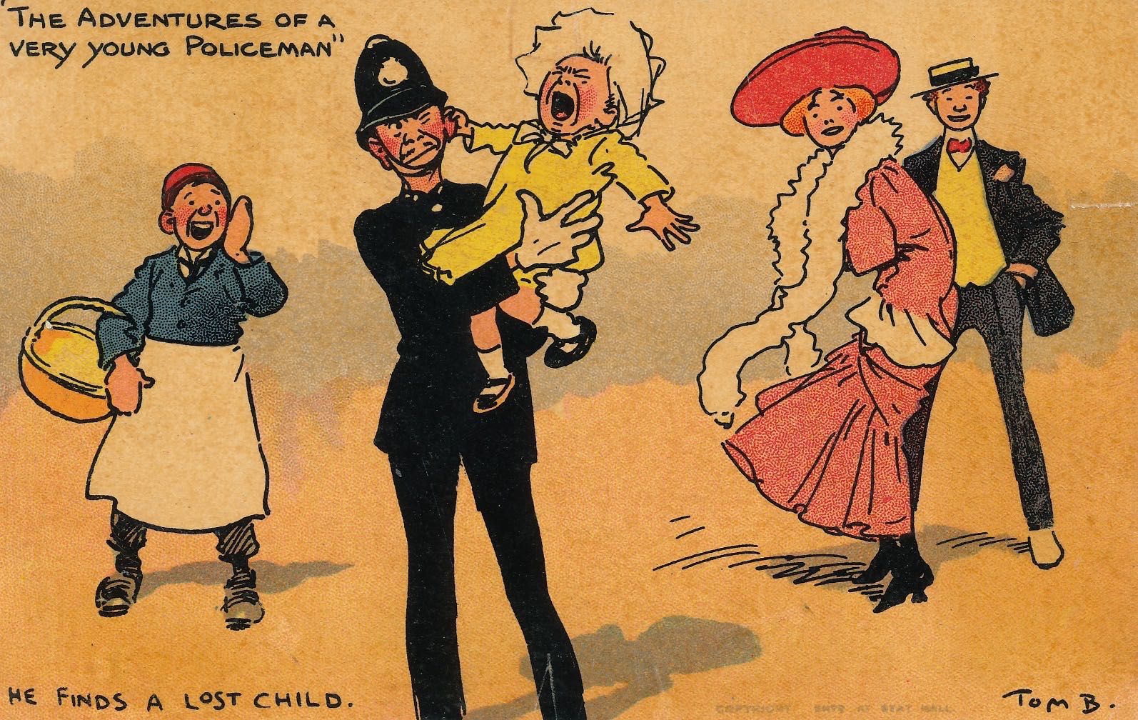 Adventures of a young policeman - He finds a lost child