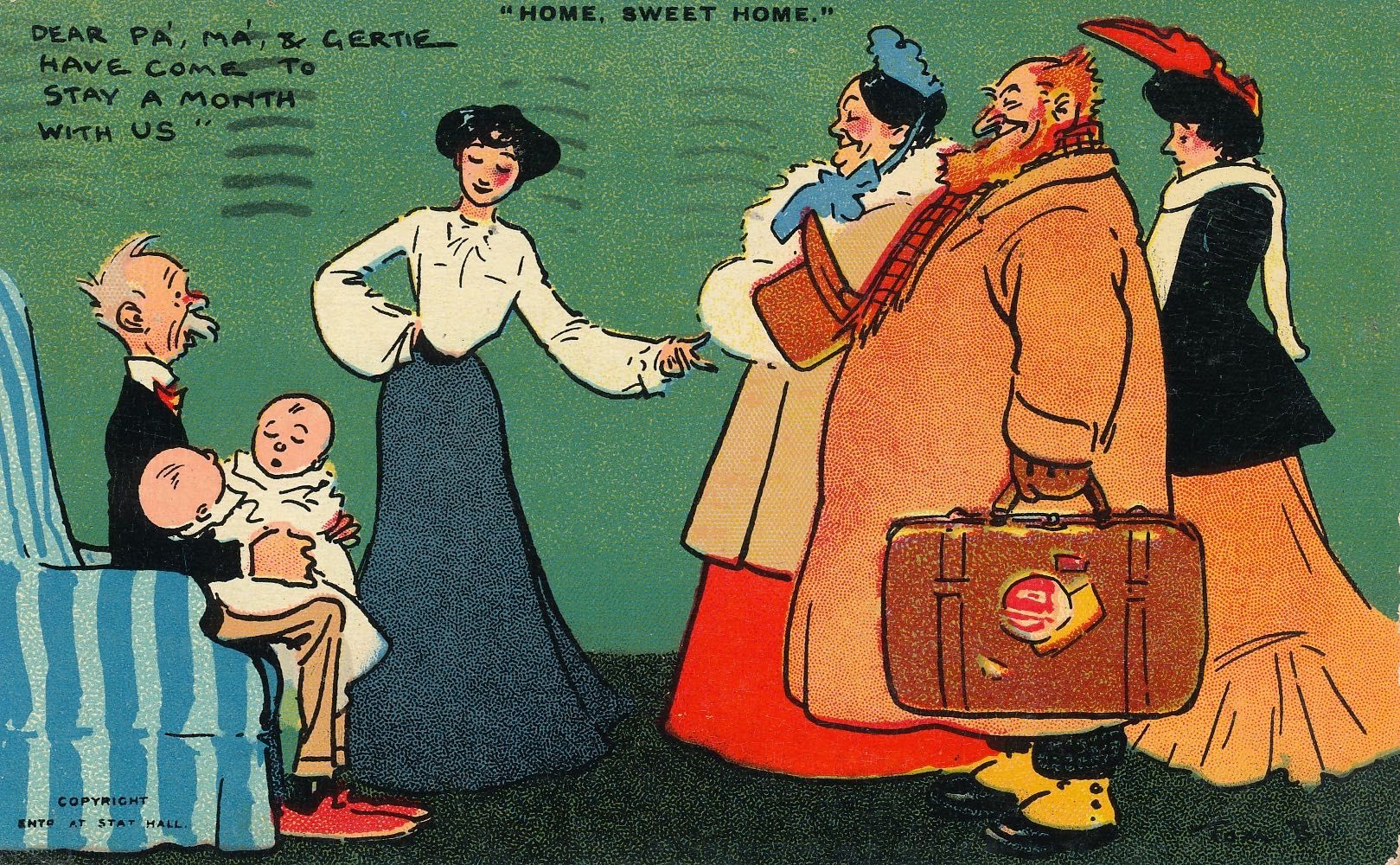 Home, Sweet Home - Dear Pa, Ma and Gertie have come to stay…….