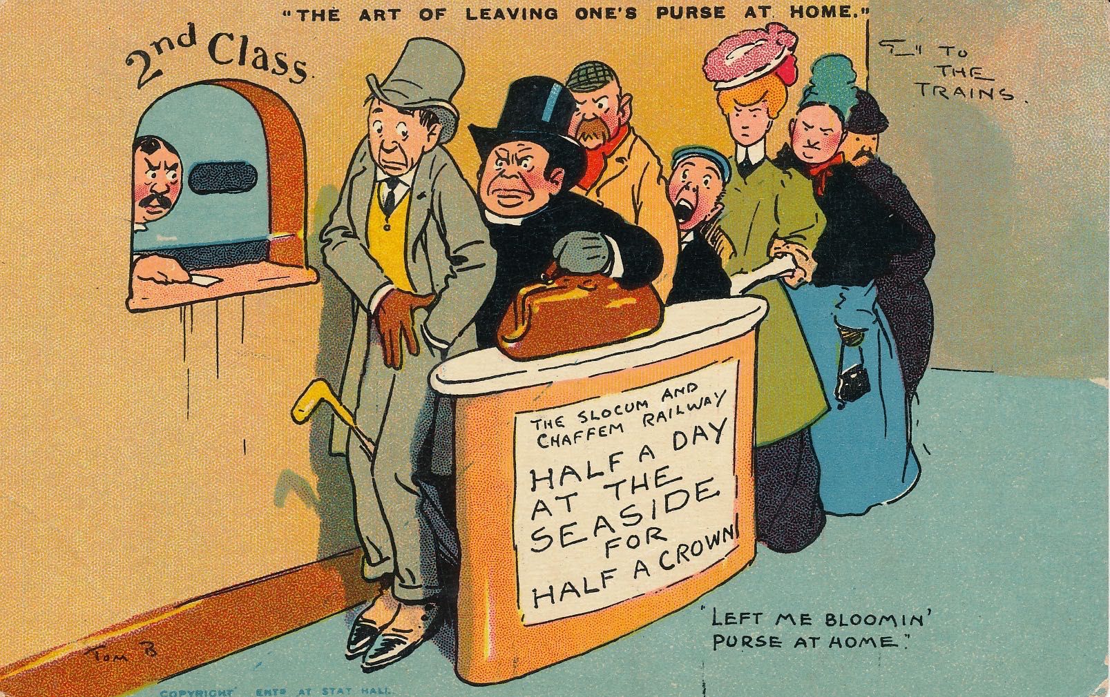 The art of leaving one’s purse at home - Left me bloomin’ purse at home