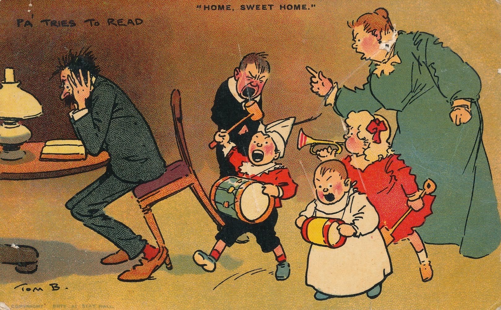 Home, Sweet Home - Pa tries to read