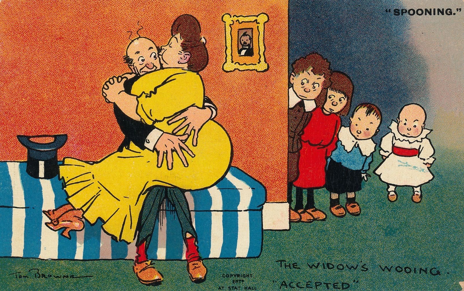 Spooning - The Widow’s wooing accepted