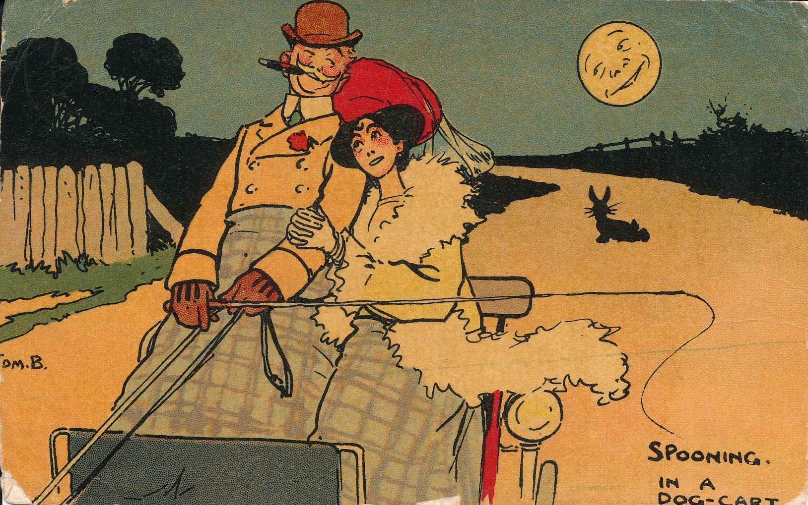 Spooning - In a dog-cart