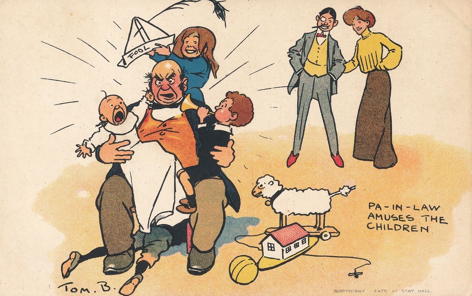 Pa-in-law - He amuses the children