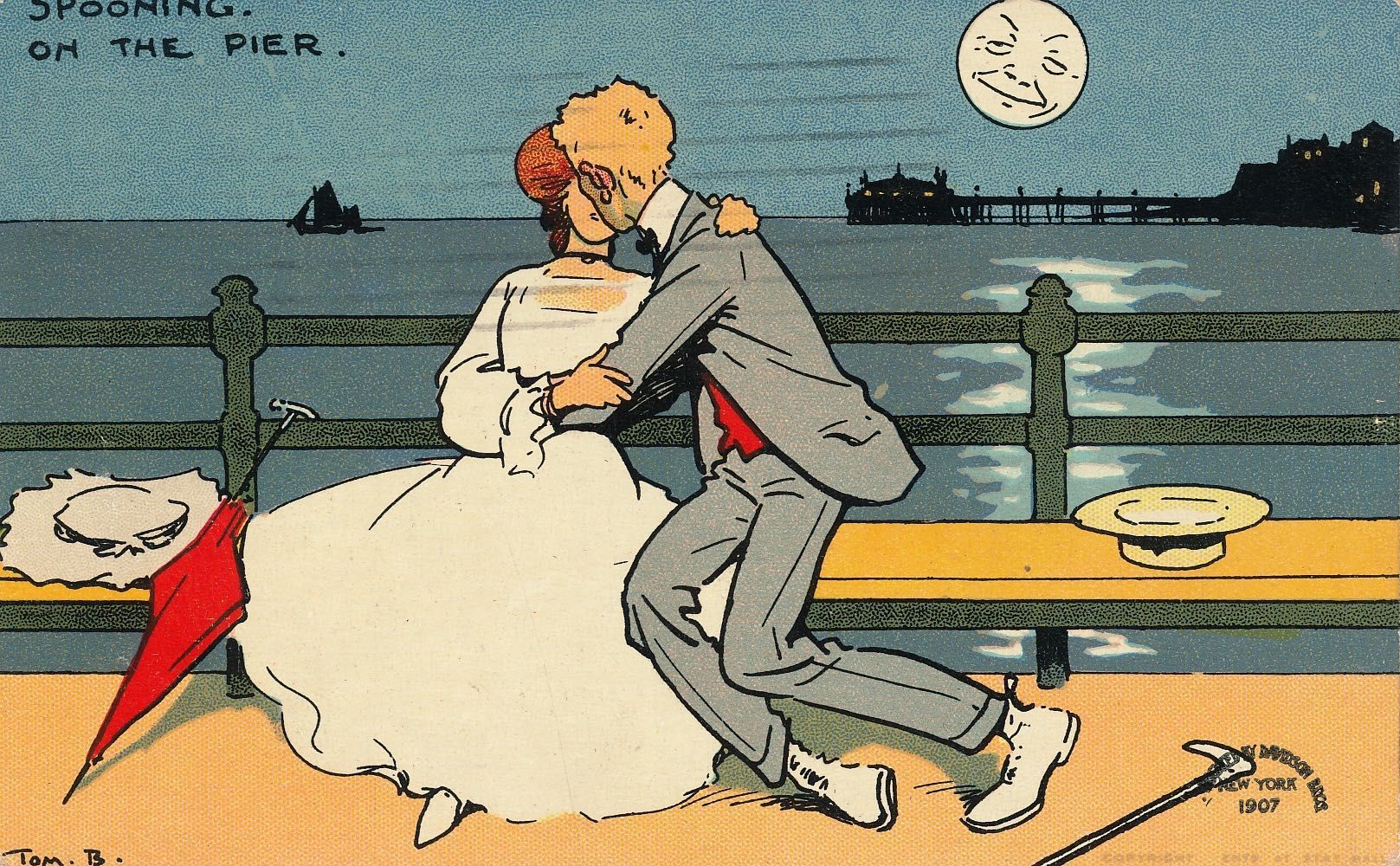 Spooning - On the pier