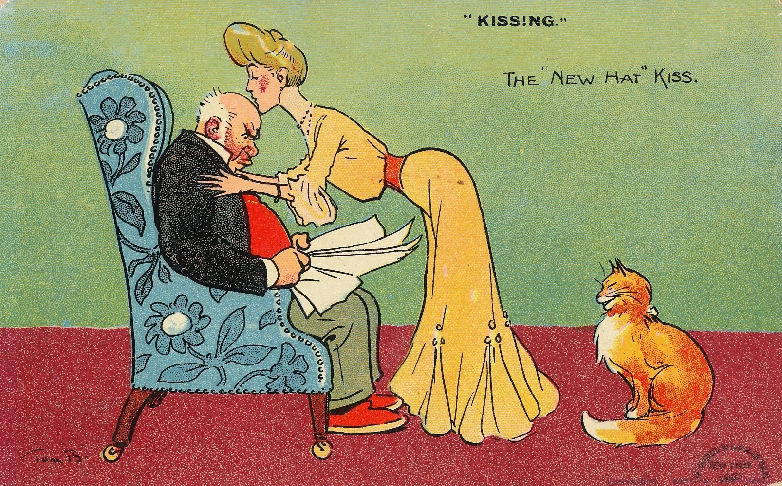Kissing - The new hat kiss