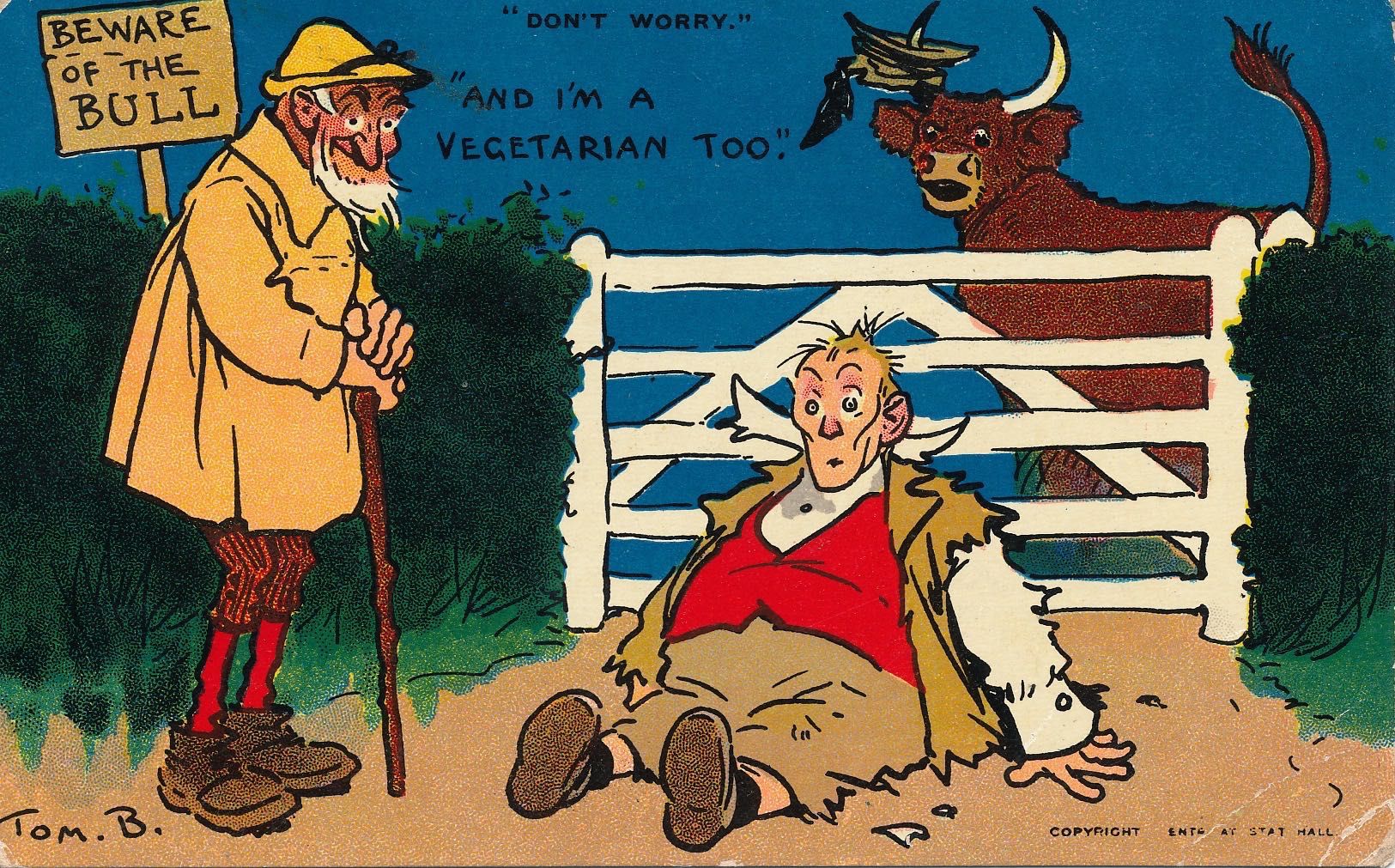 Don’t worry - And I’m a vegetarian too