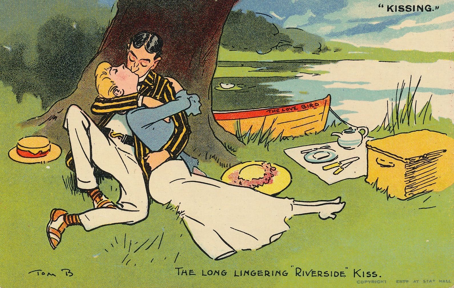 Kissing - The long lingering riverside kiss