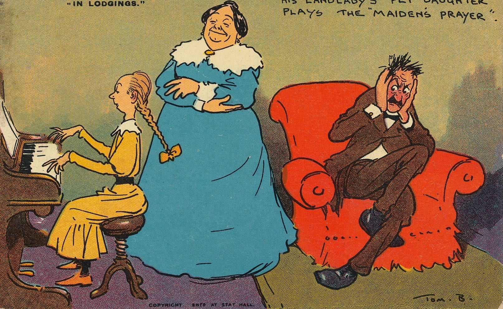 In Lodgings - His landlady’s pet daughter plays….