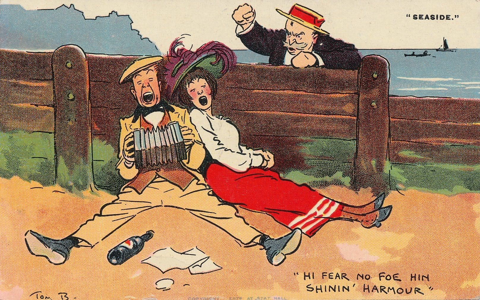 Seaside - Hi fear no foe hin shinin’ harmour"