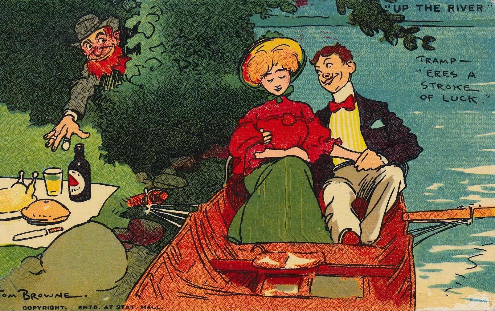 Up the River - Tramp: ‘ere’s a stroke of luck