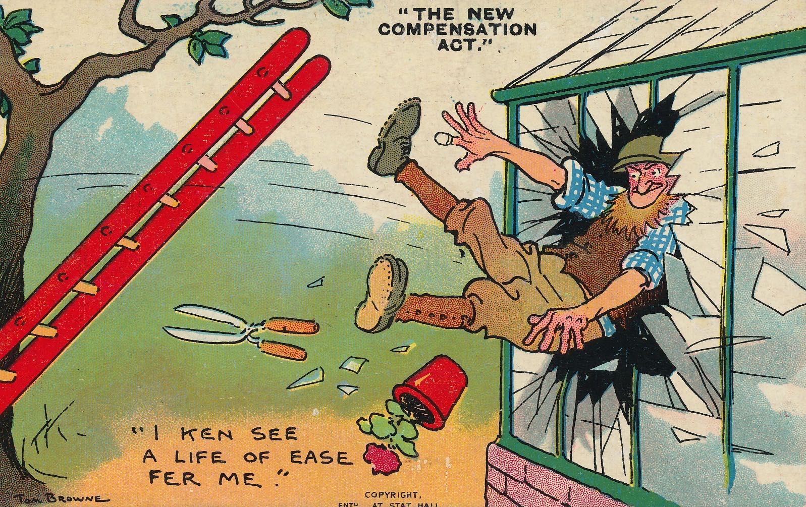 New Compensation Act - I ken see a life of ease fer me