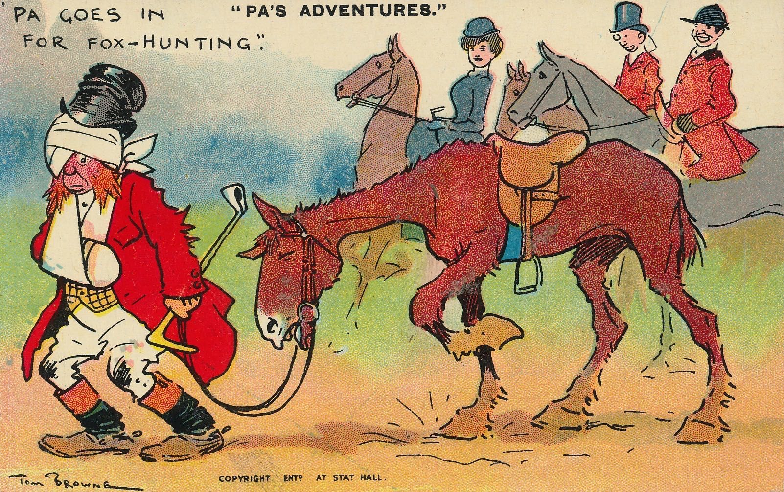 Pa’s Adventures - He goes in for fox-hunting