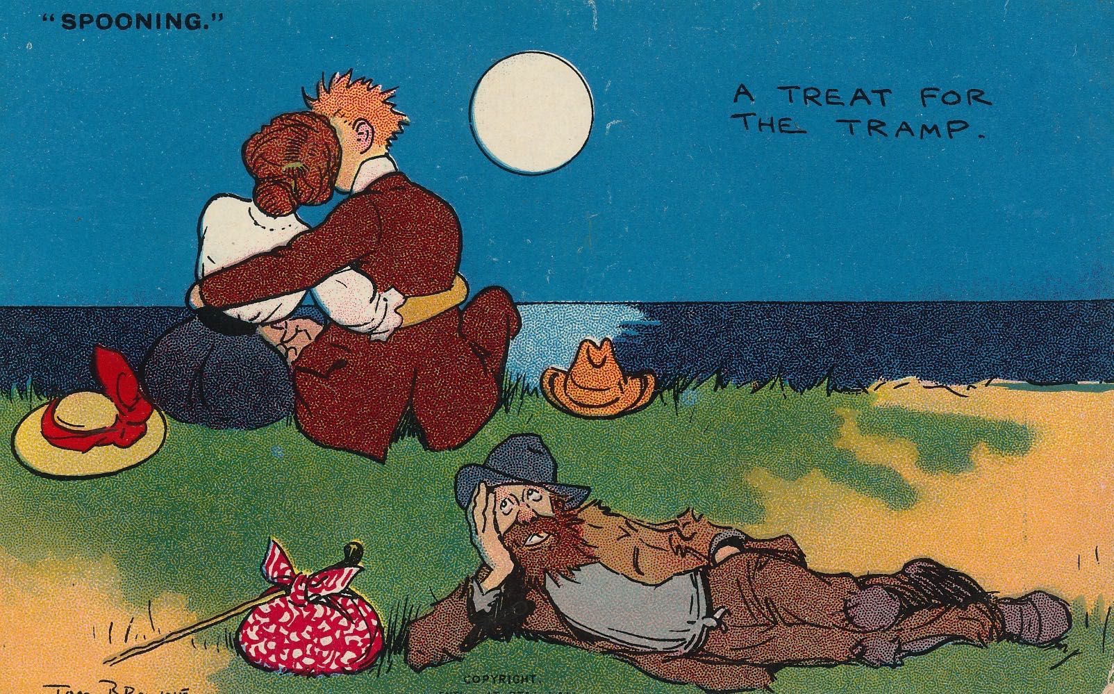 Spooning - A treat for the tramp