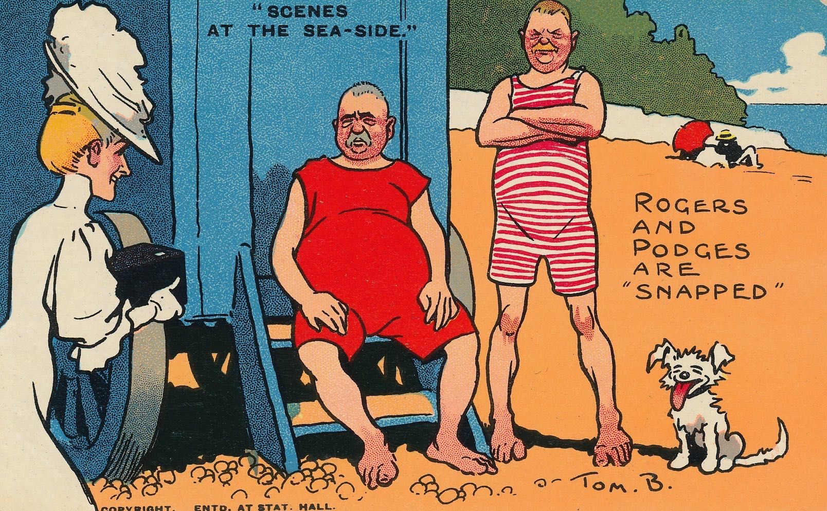 Scenes at the Sea-side - Rogers and Podges are “snapped