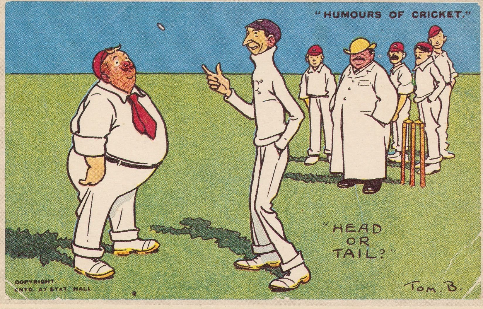 Humours of Cricket - Head or tail?