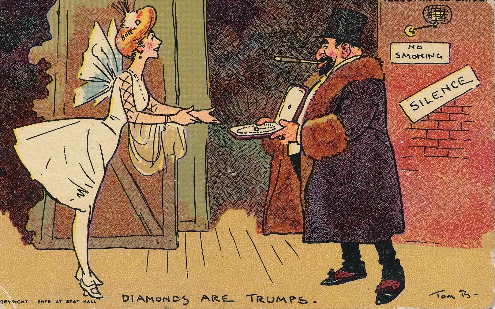 Illustrated Bridge - Diamonds are Trumps