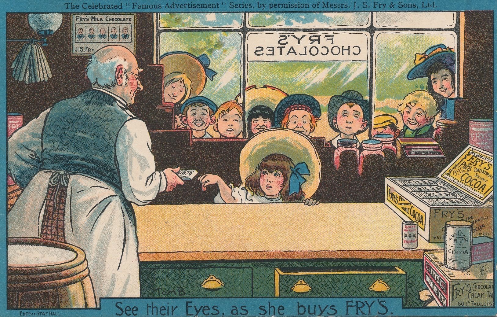 Fry’s advertising card