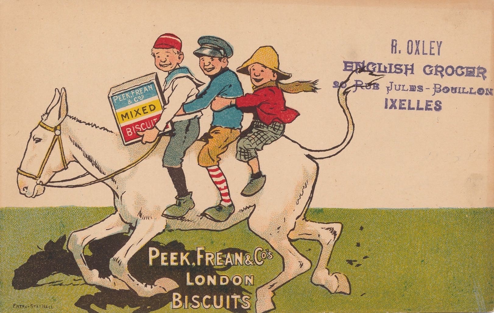 Peek Frean’s advertising card