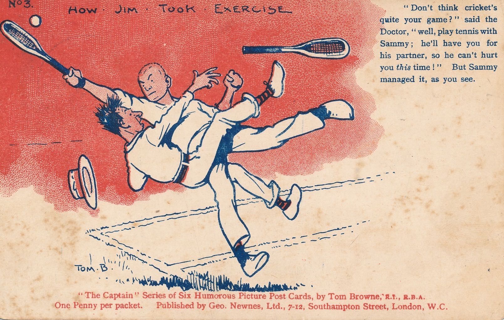 No 3 - How Jim took exercise - Tennis