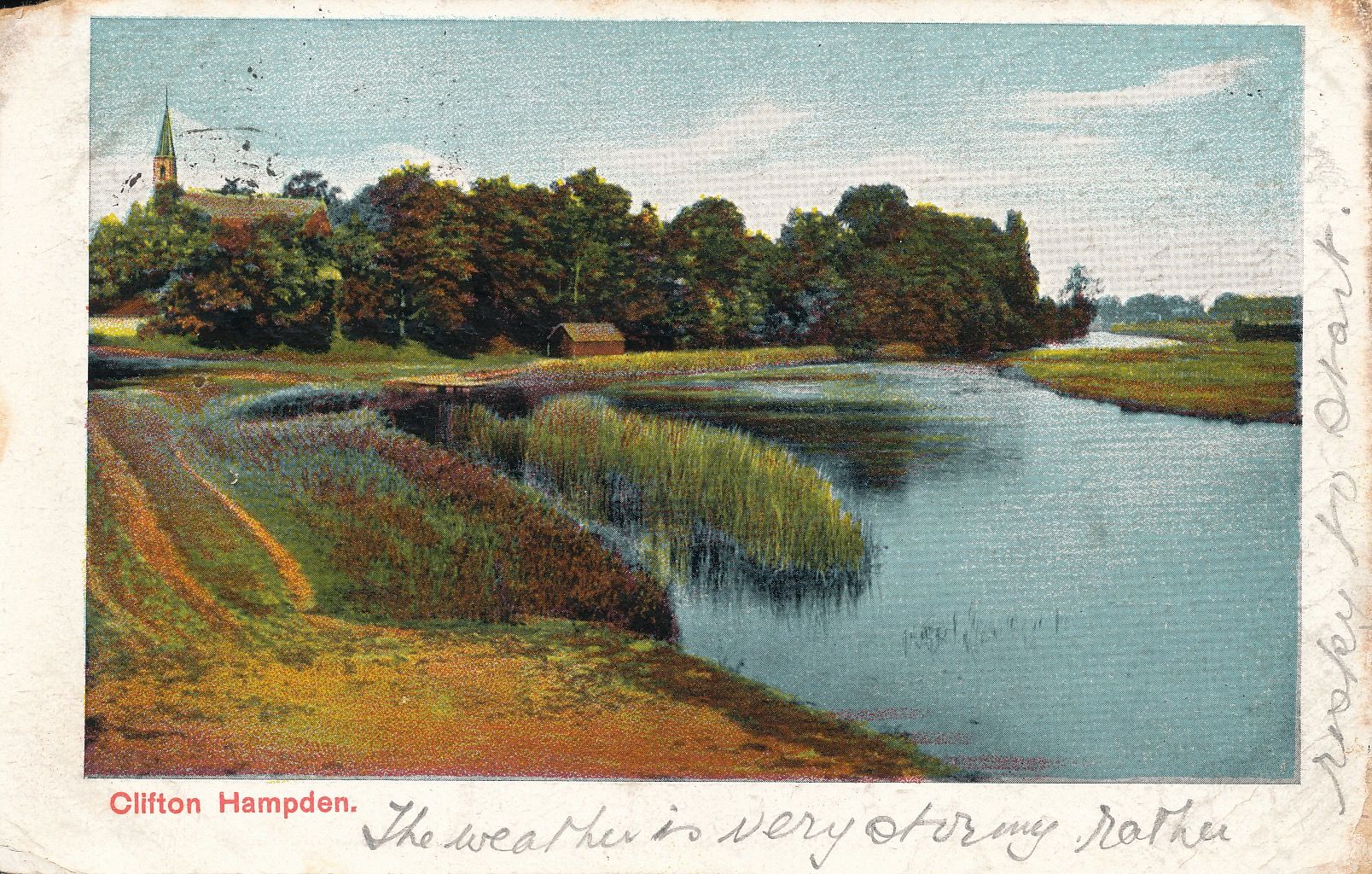 Clifton Hampden from the River