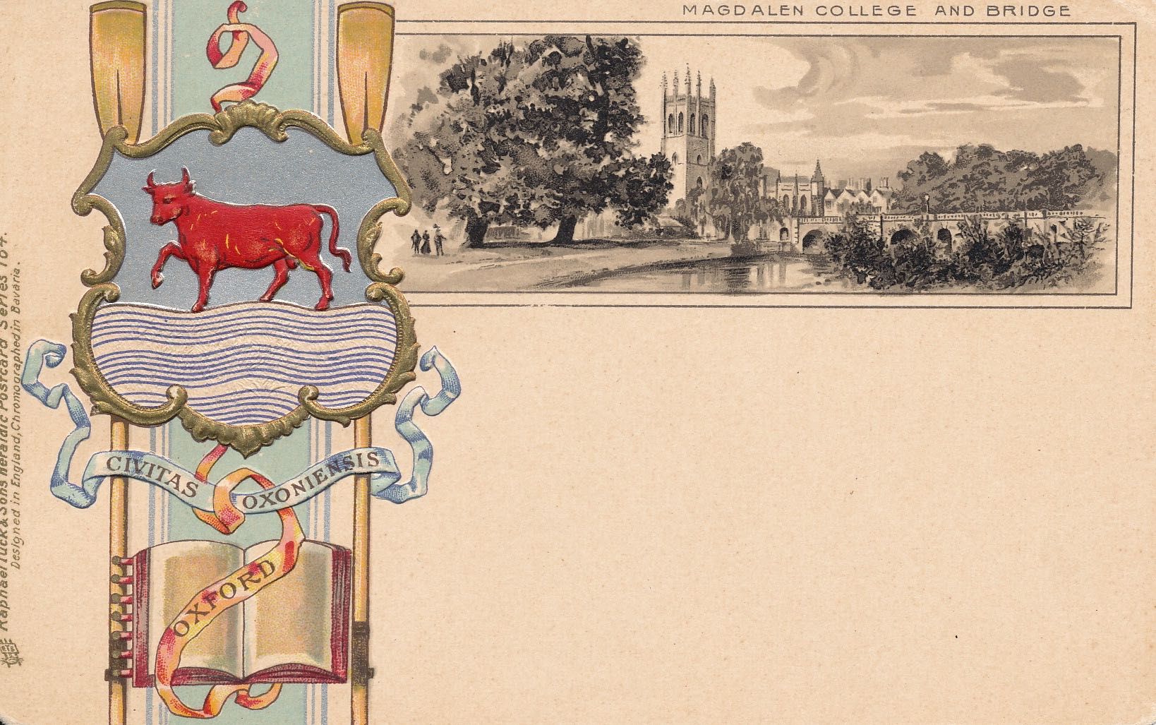 Magdalen College & Bridge + Oxford City