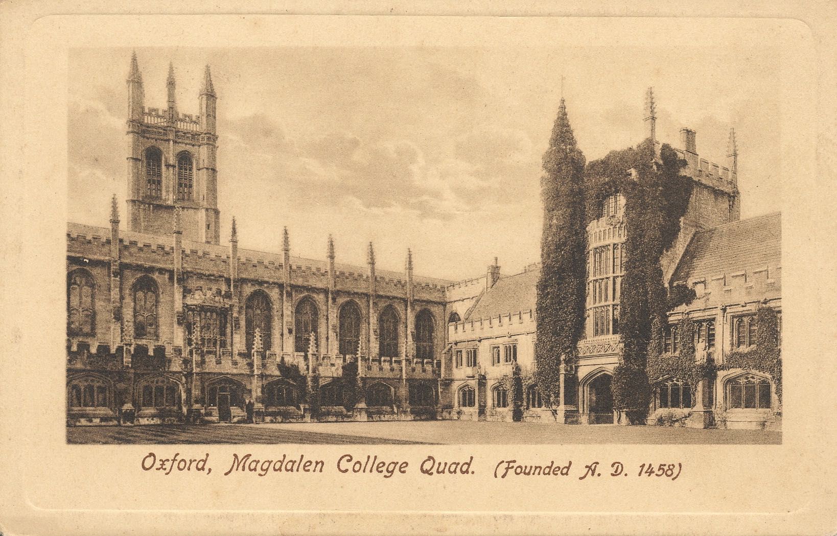 Magdalen College Founders Tower & Quad