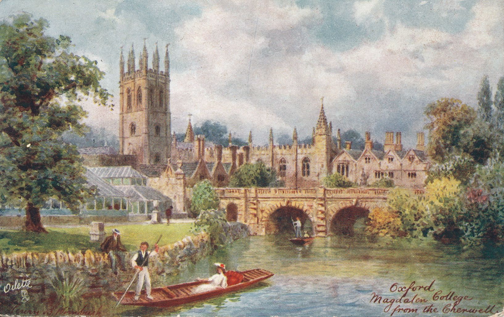 Magdalen College from the Cherwell