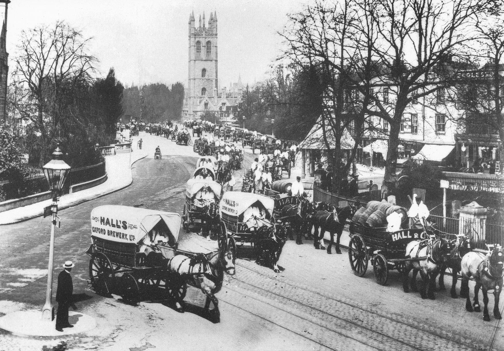 May Day Procession of Hall’s drays - 1912