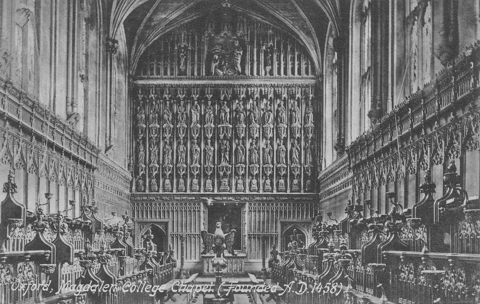 Magdalen College Chapel interior