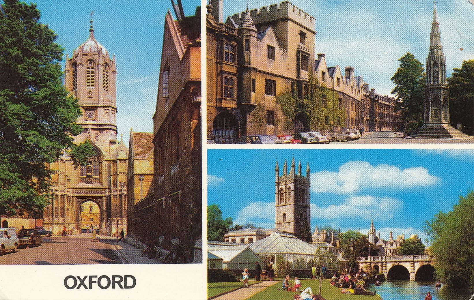 Multiview card of Oxford