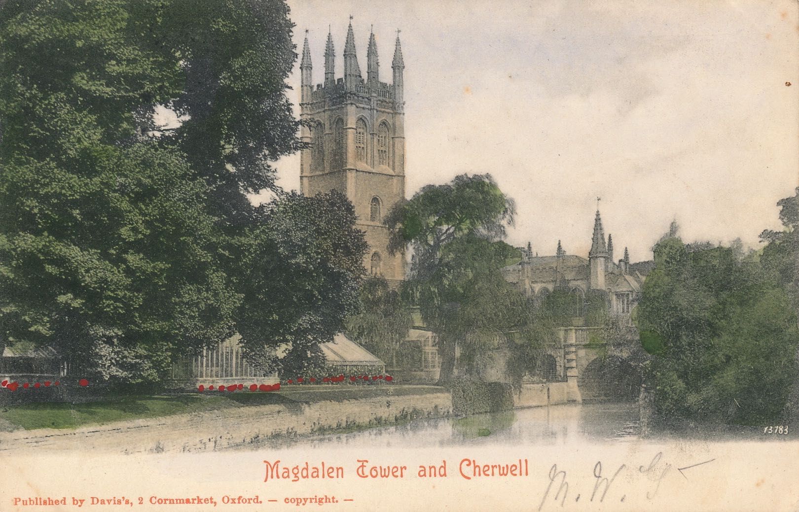 Magdalen College from the Cherwell