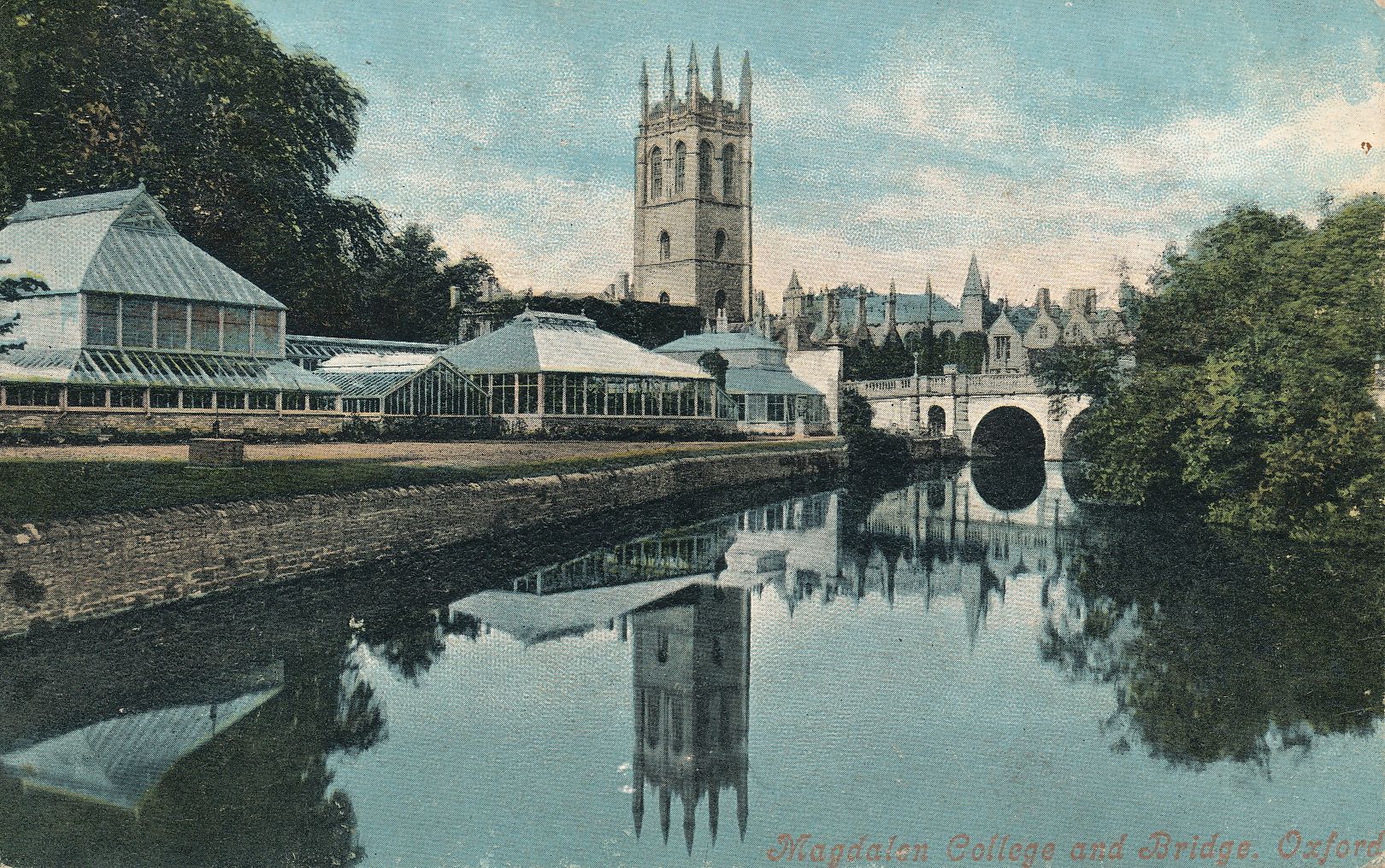 Magdalen College Tower from the Cherwell