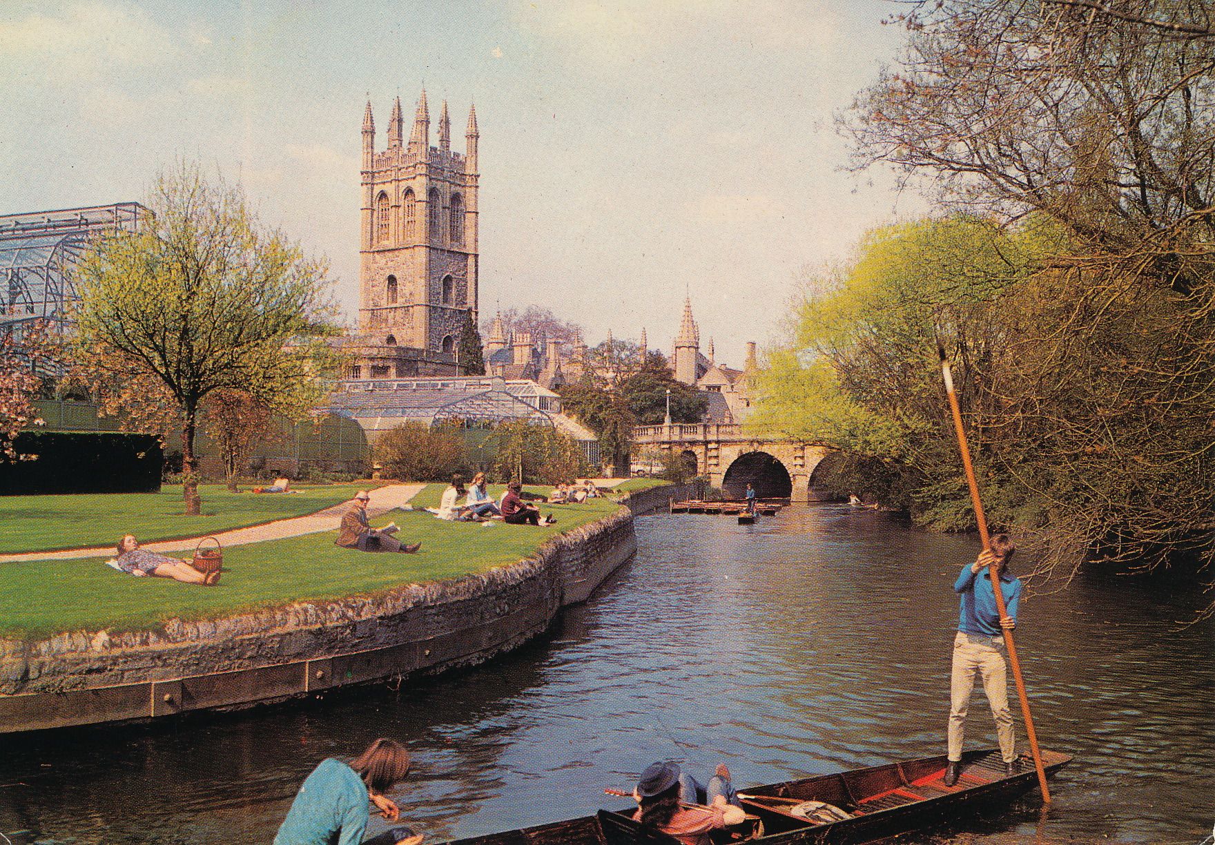 Magdalen College Tower from the Cherwell
