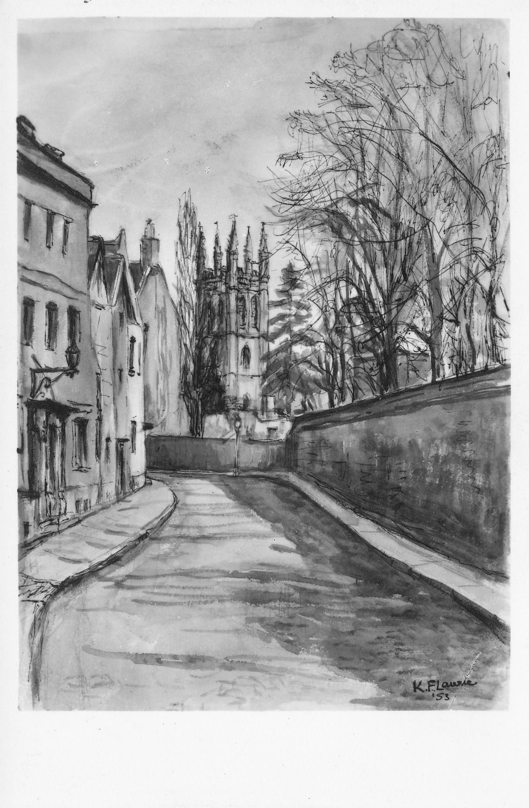 Magdalen Tower from Merton Street