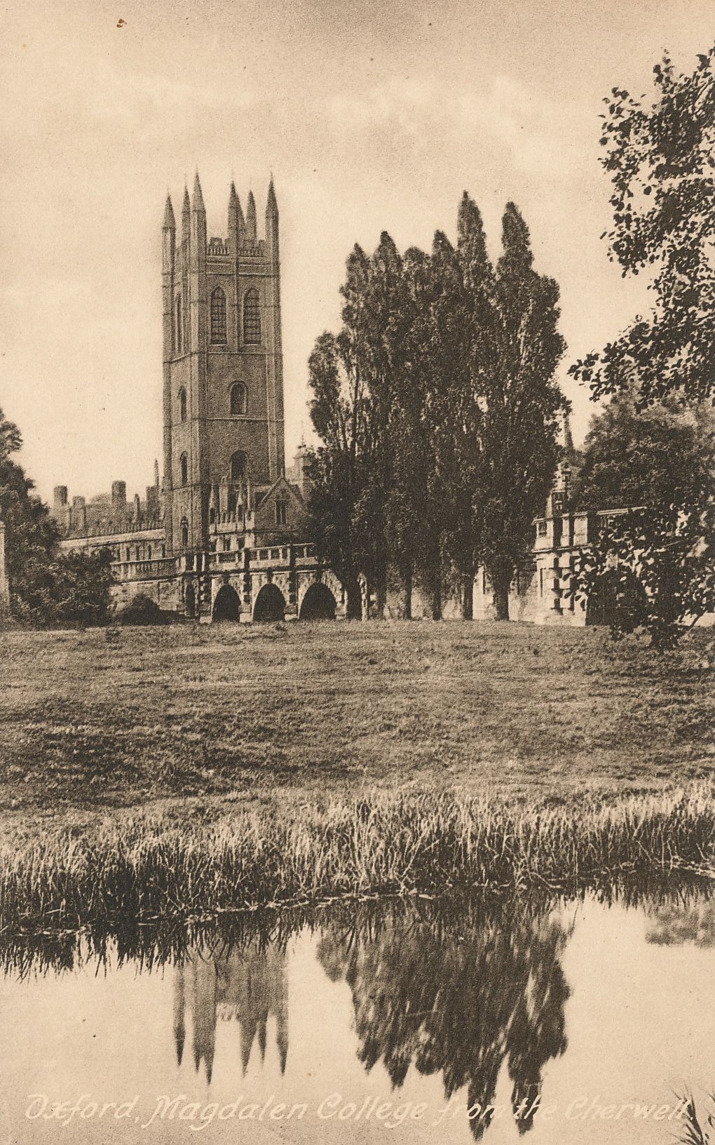 Magdalen Tower & Bridge from the Cherwell