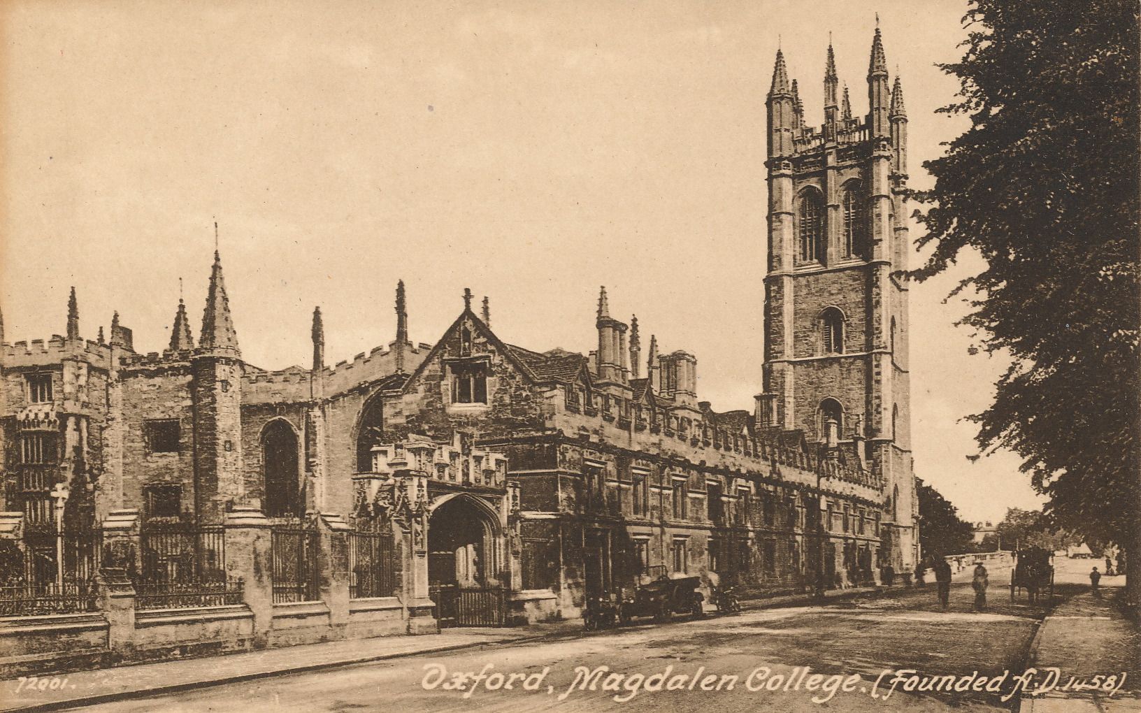 Magdalen Tower c 1915