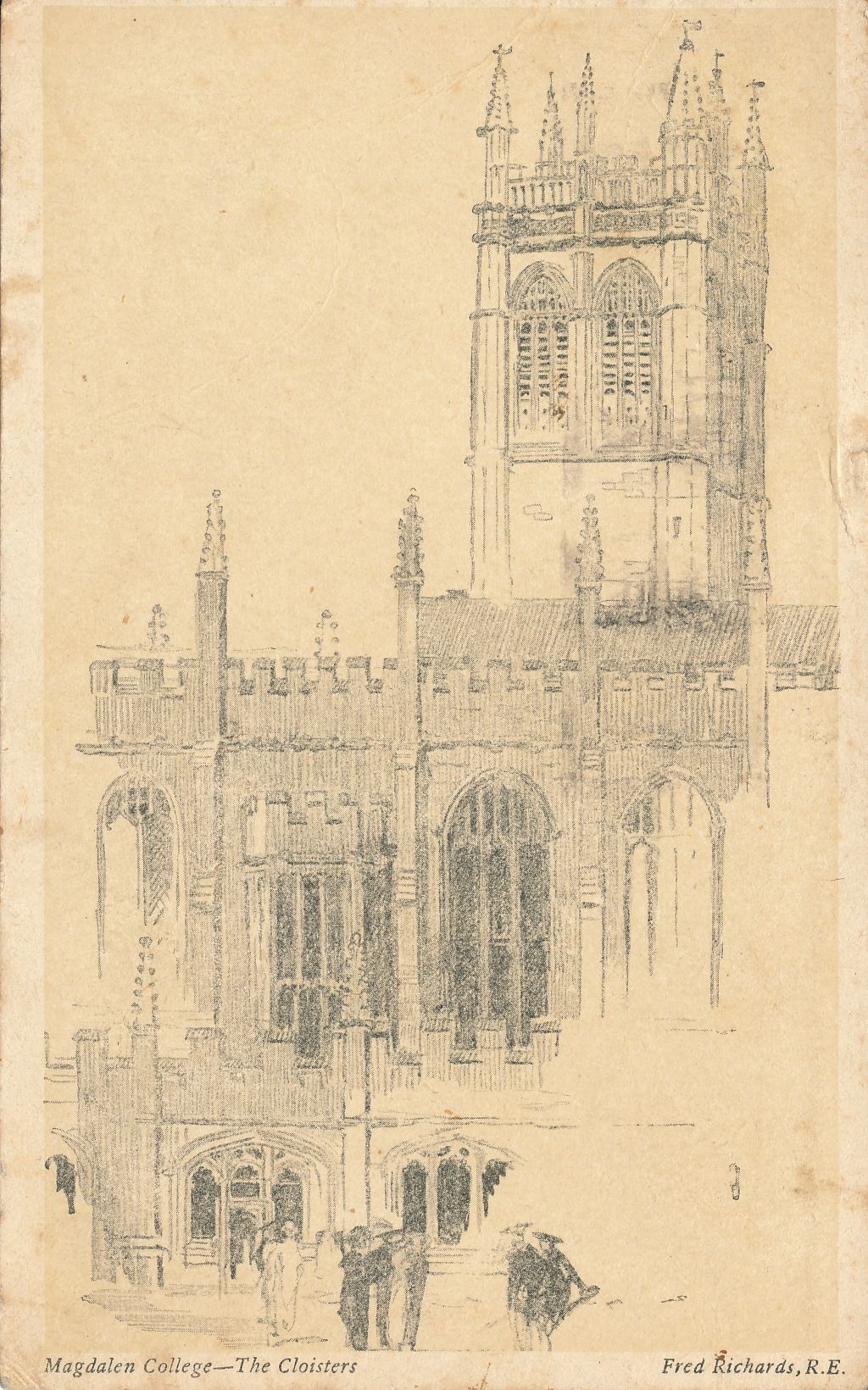 Magdalen College - Cloisters & Tower
