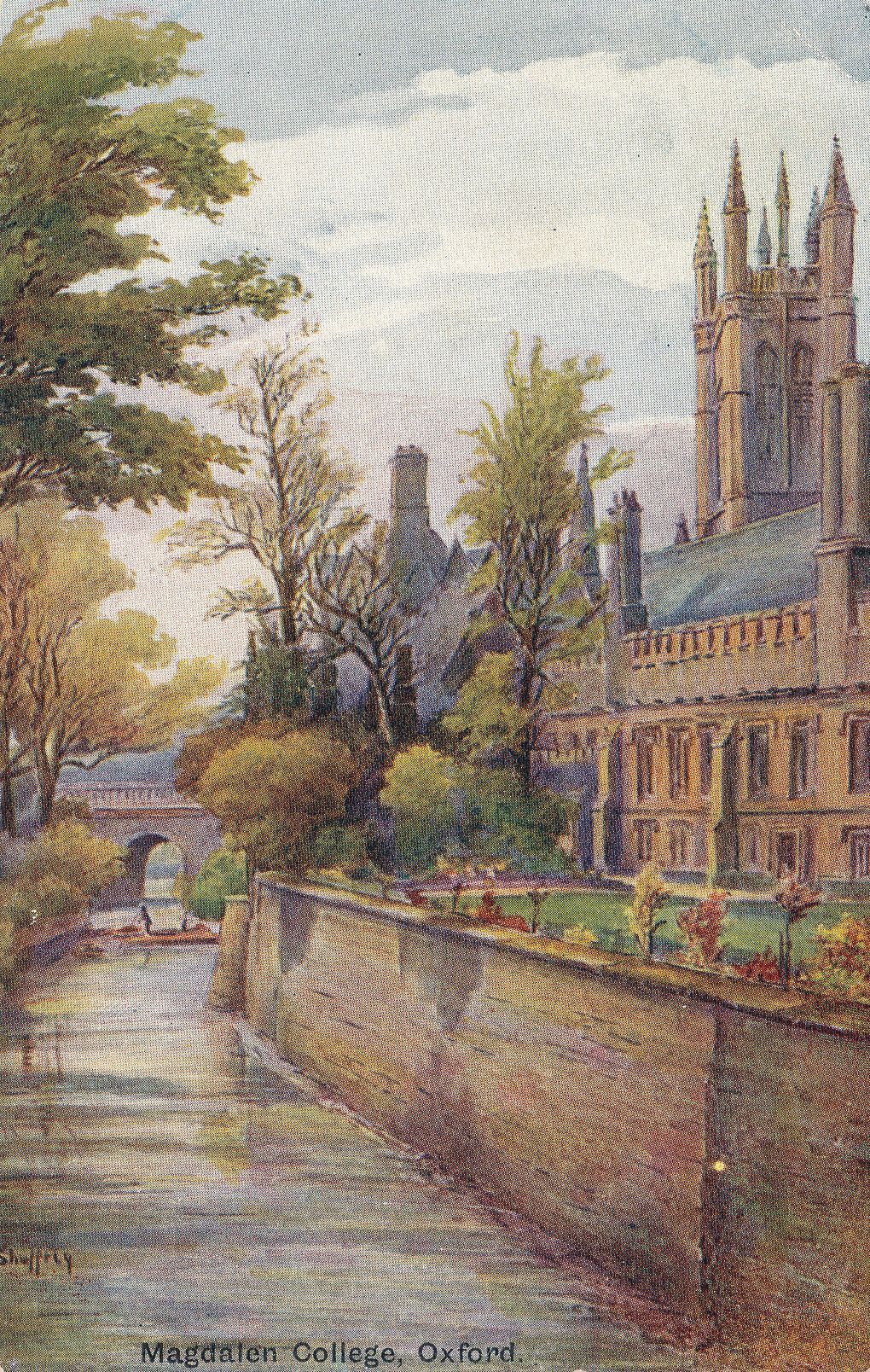 Magdalen College from Addison’s Walk
