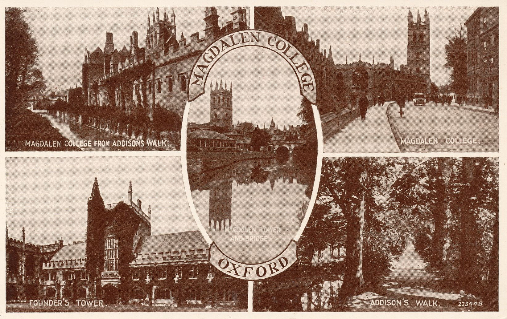 Multiview card of Magdalen College