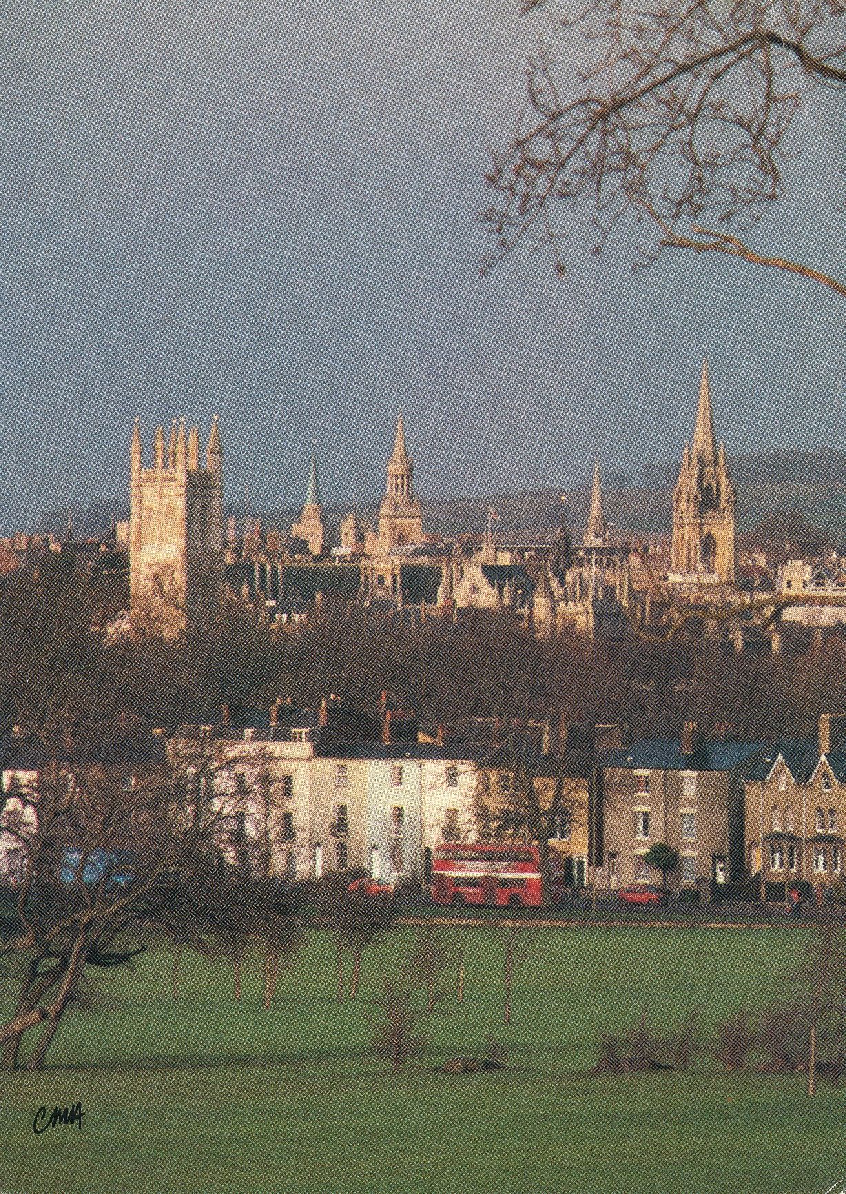 Panoramic view of Magdalen, Nuffield and Lincoln Colleges & St Mary’s Church