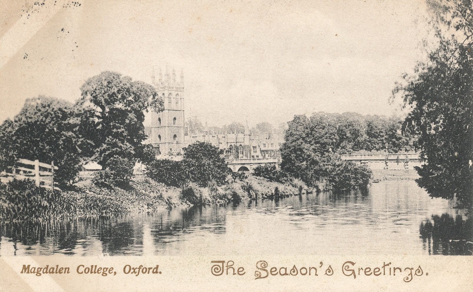 Magdalen College from the Cherwell