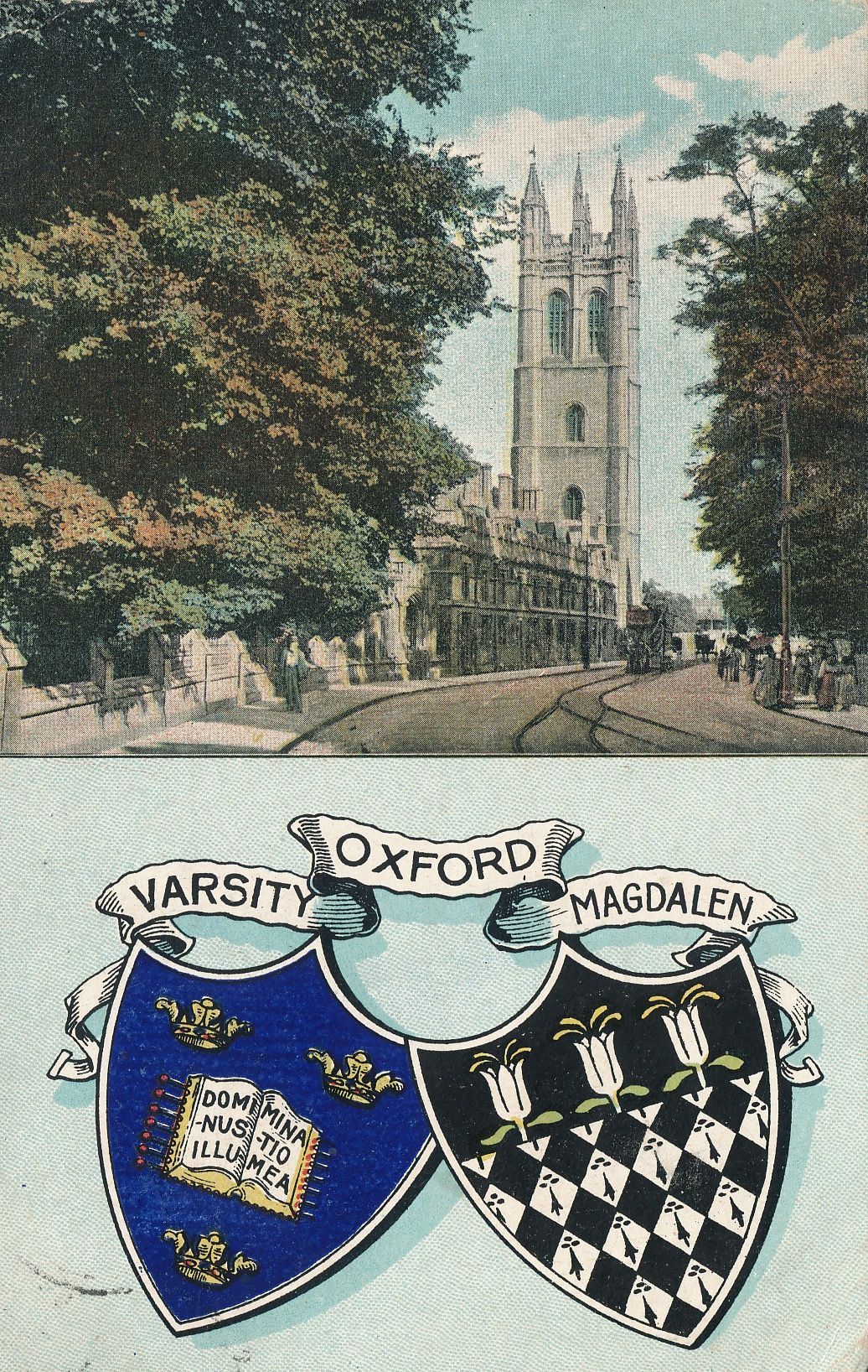 Magdalen Tower + Crests